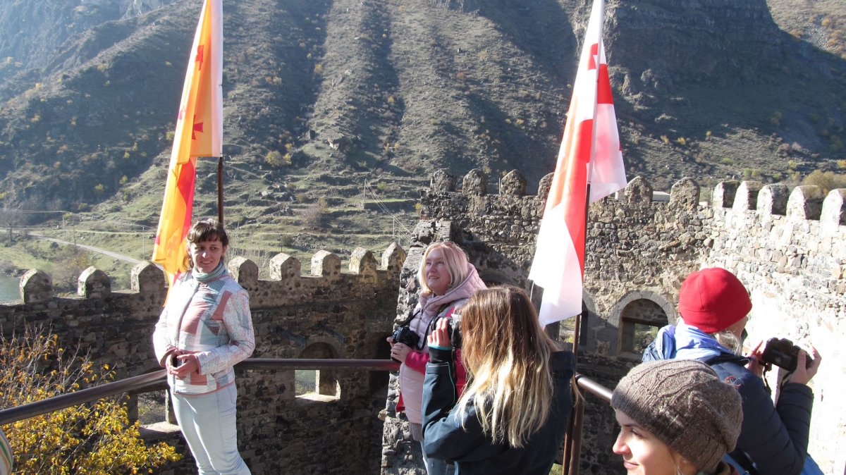 На башне в  крепости. Фото нашего гида Ирины Пряничниковой