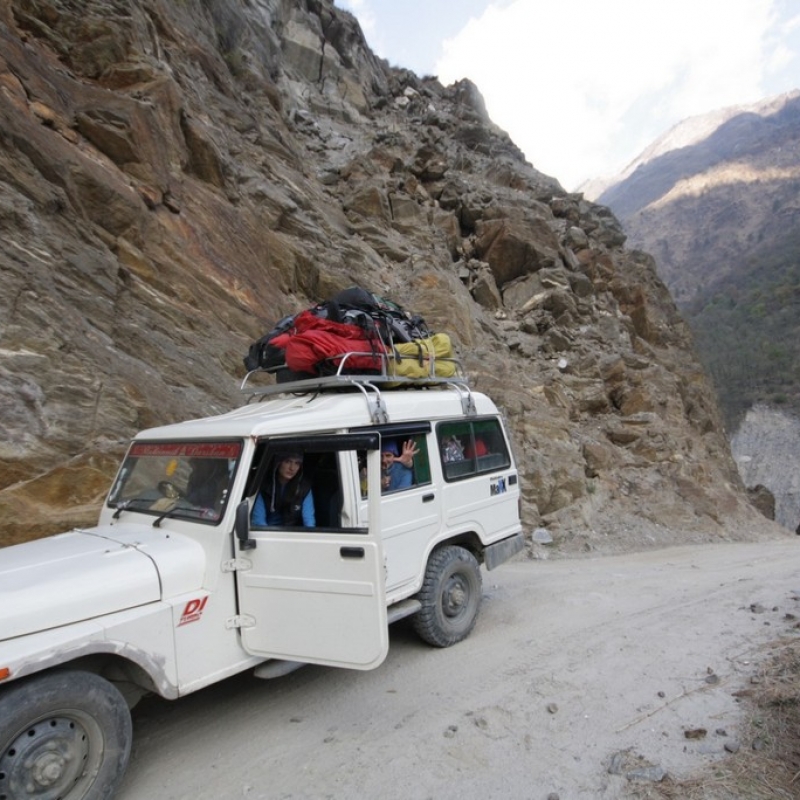 Вот на таких джипах мы и передвигались.